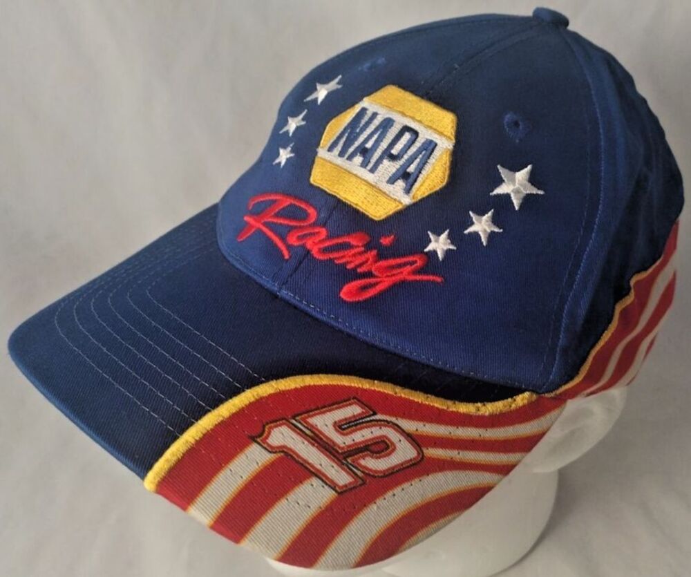 NAPA Racing #15 Michael Waltrip NASCAR Adjustable Strapback Hat/Cap-NEW!